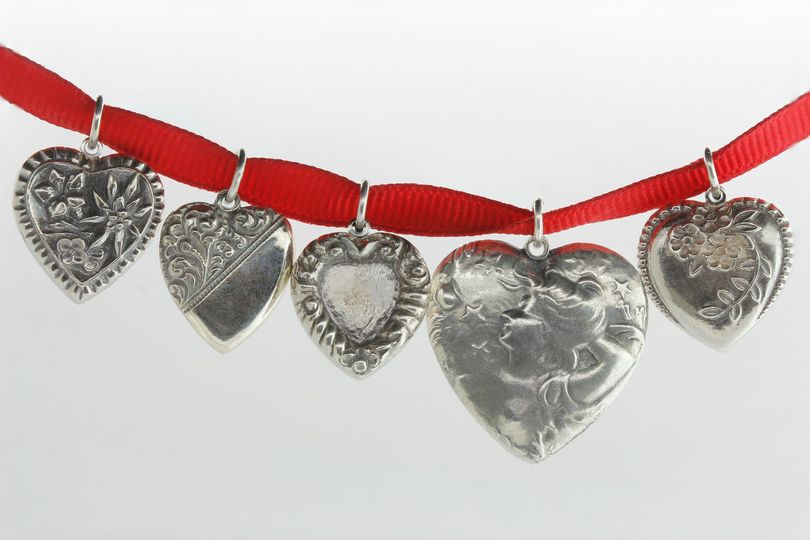 hugo kohl heart shaped silver