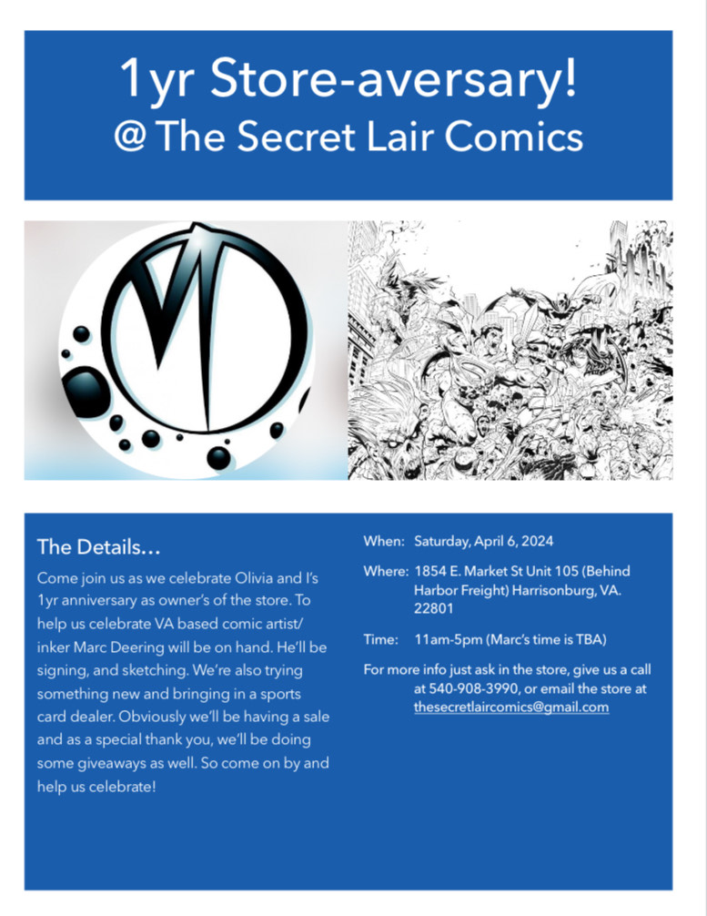 Secret Lair Comics Store-aversary